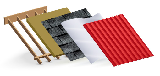 Metal Roof Image Layers